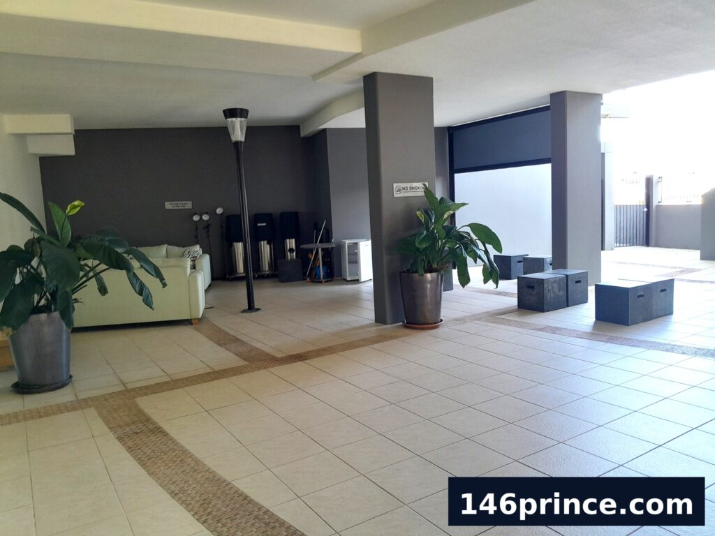 Entertainment area with BBQ