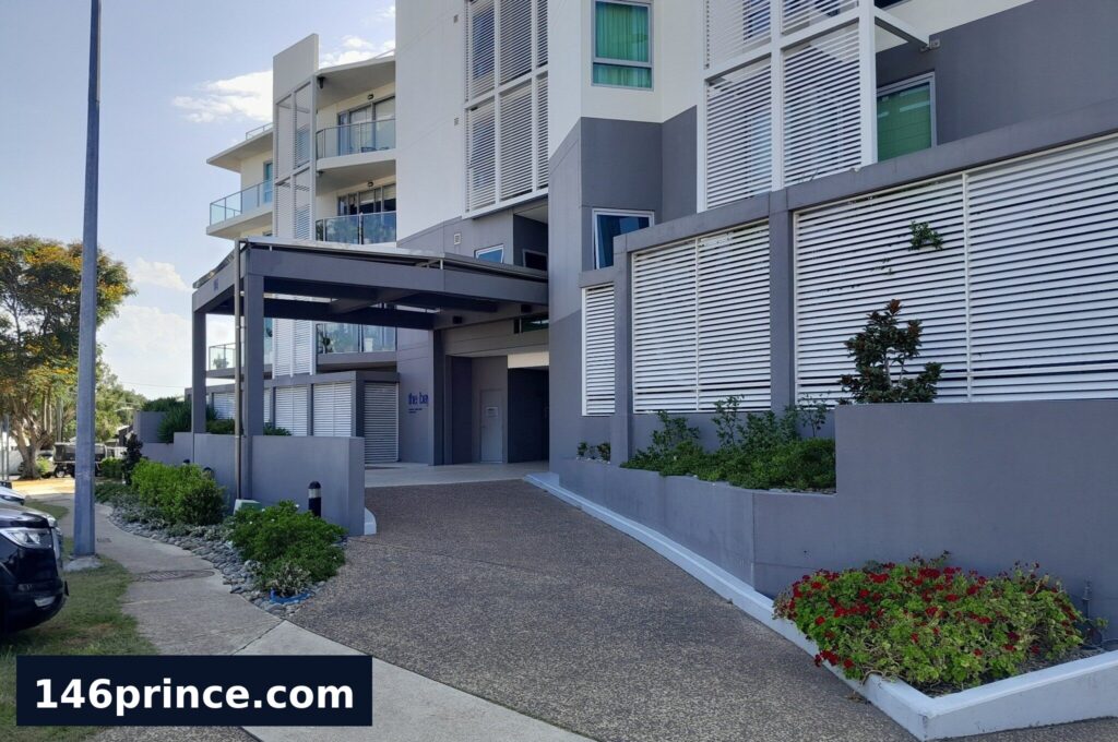 Driveway to entrance