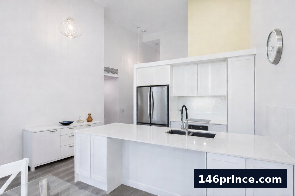 Kitchen area from dining area