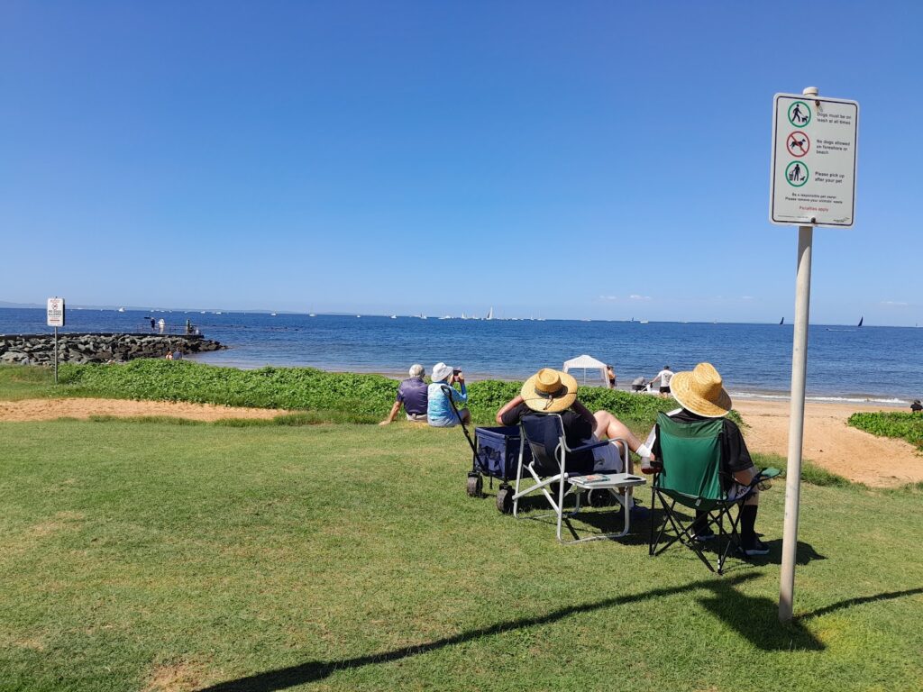 Watching boat ramp from Osborne Point