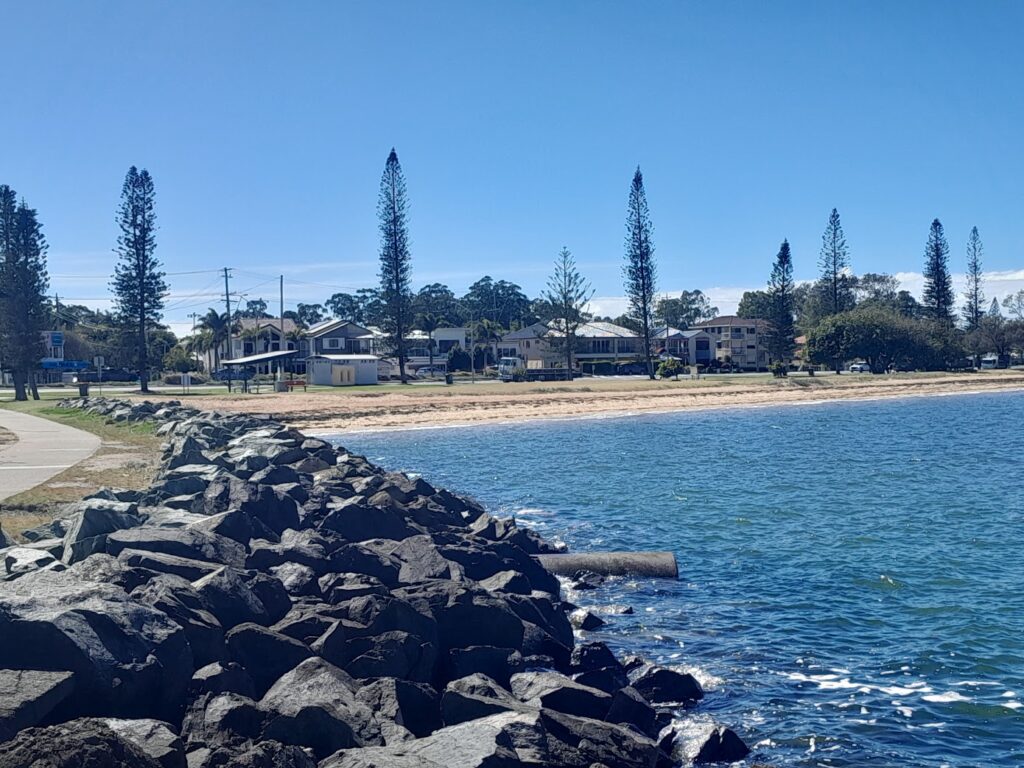 Looking onto Queens Beach South